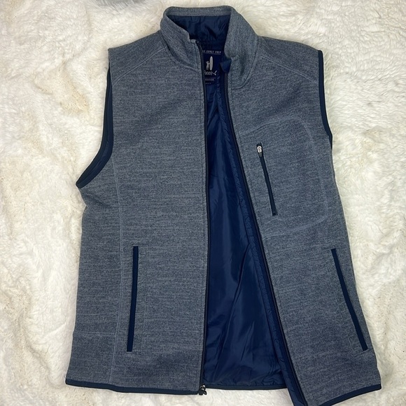 Johnnie-O Men’s West Coast Prep Surfer Full-Zip Vest - Picture 8 of 10